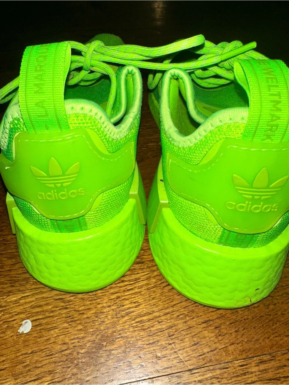 adidas Neon Green Athletic Sneakers - EUC Size 7